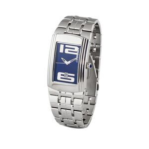 Chronotech Rectangle Watch CT7017M09MAC Men Silver Watches